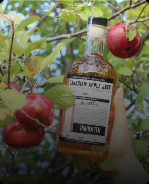 Canadian Apple Jack in Orchard