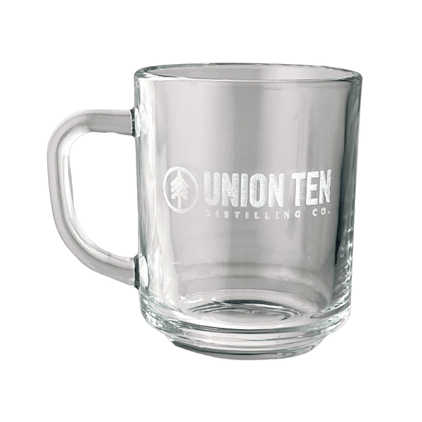 Union Ten Engraved Glass Mug - Union Ten Distilling Co.