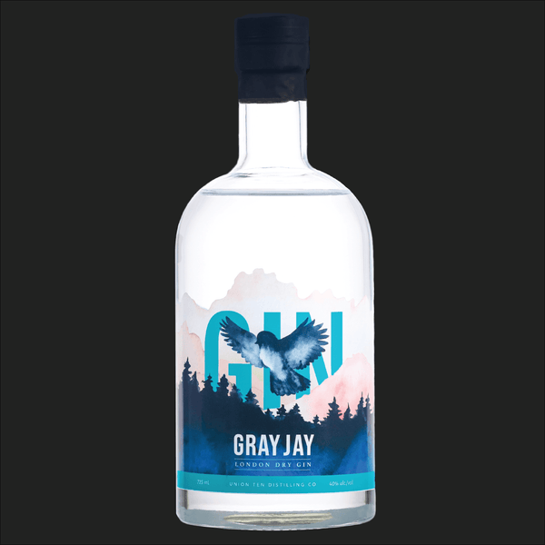 London Dry Gray Jay Gin - Union Ten Distilling Co.