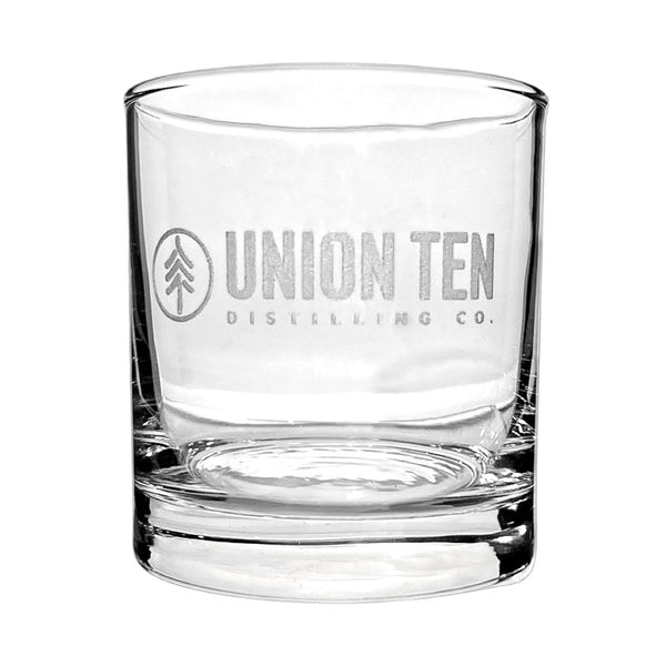 Union Ten Engraved Rocks Glass